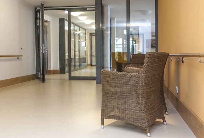 Brandschutztüren mit Feststellanlagen